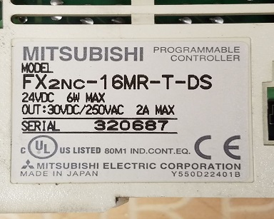 FX2NC-16MR-T Mitsubishi MELSEC-F Series